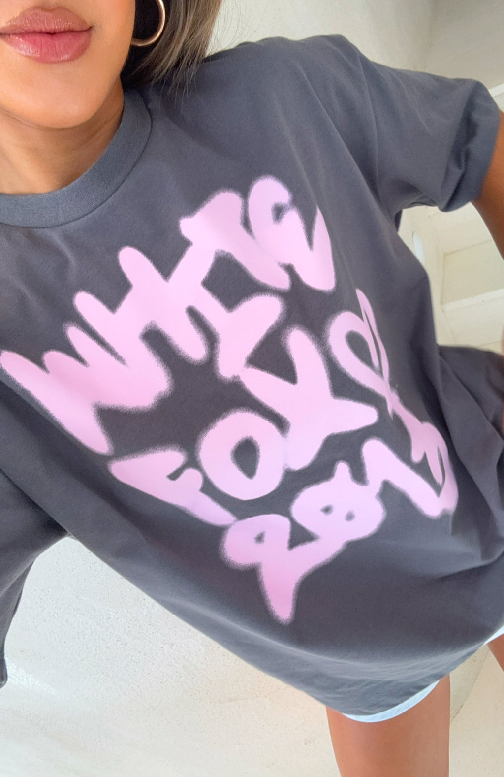 Everyone Likes You Oversized Tee Volcanic