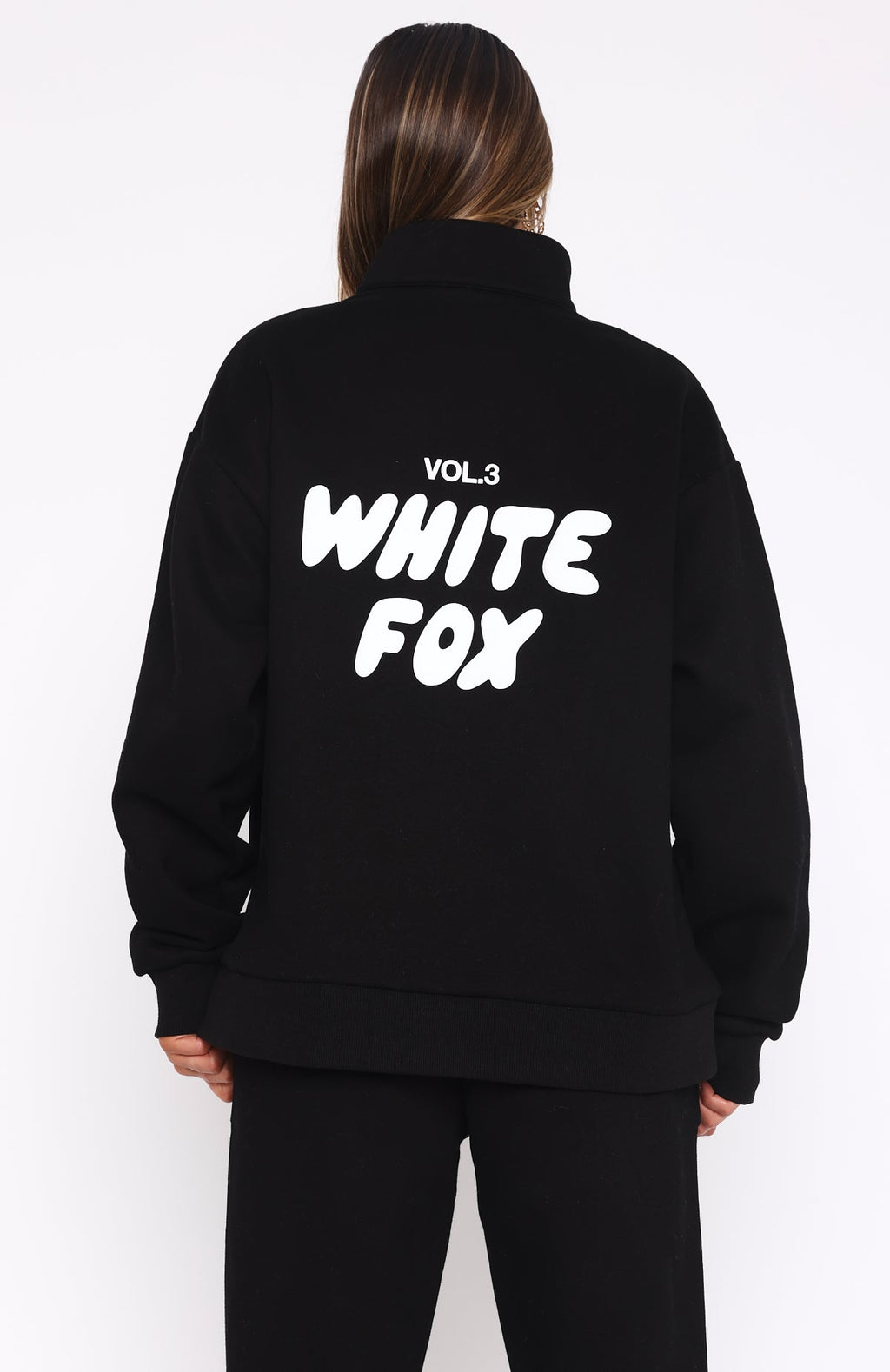 Offstage Zip Front Sweater Monochrome