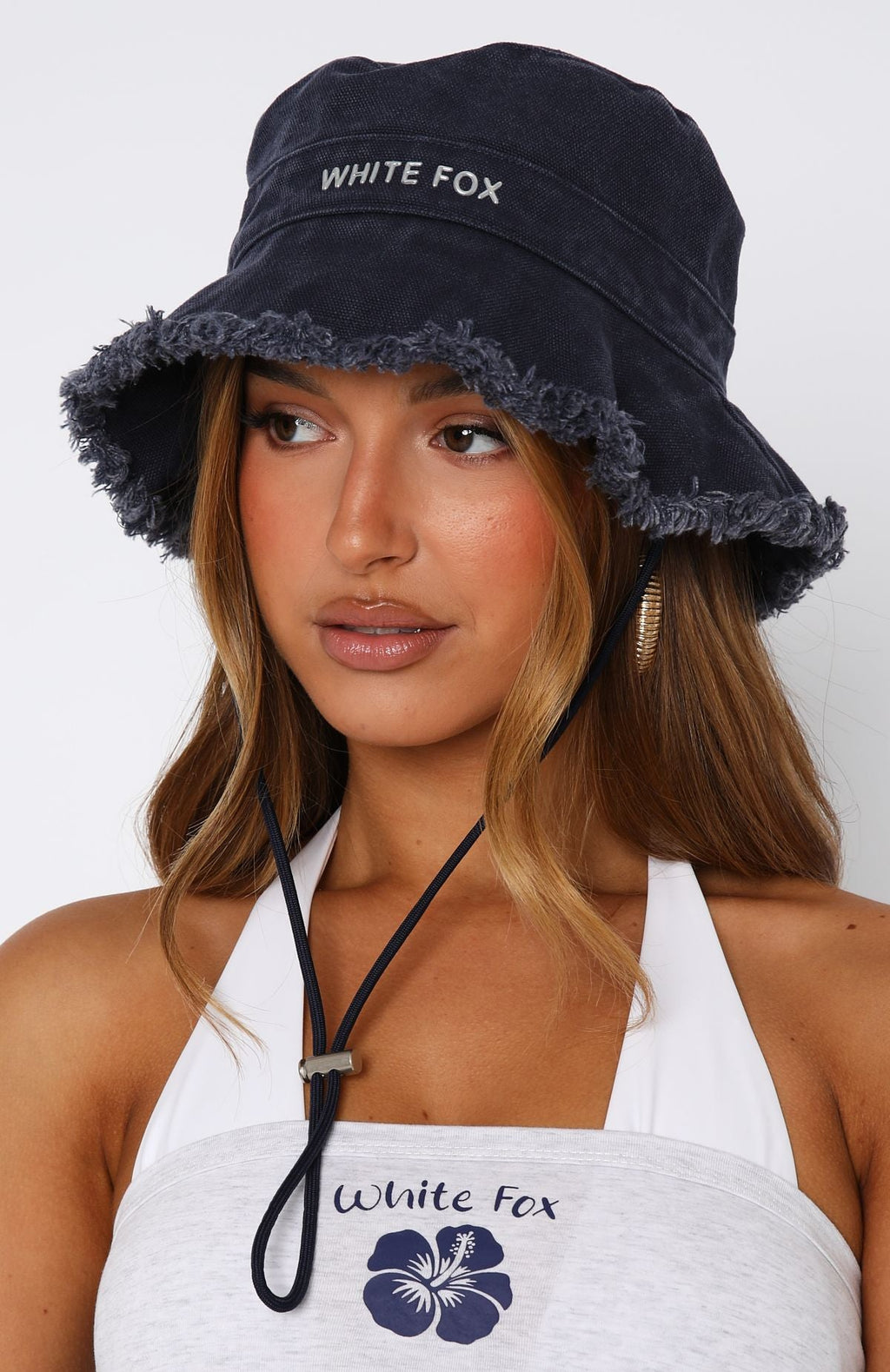 Take You Away Bucket Hat Navy