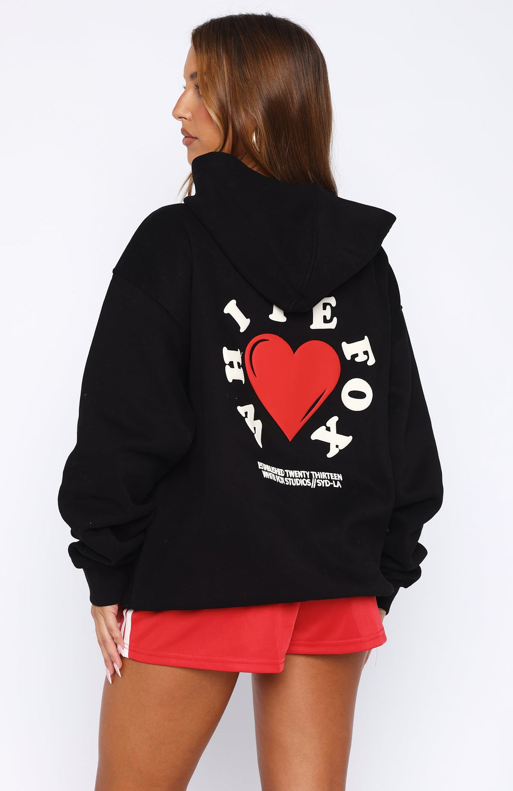 We Don't Talk Anymore Oversized Hoodie Black