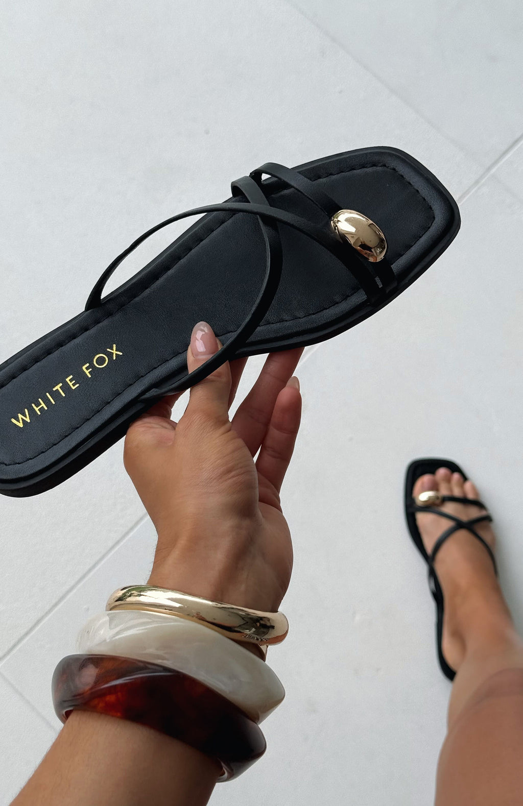 Jasper Sandals Black