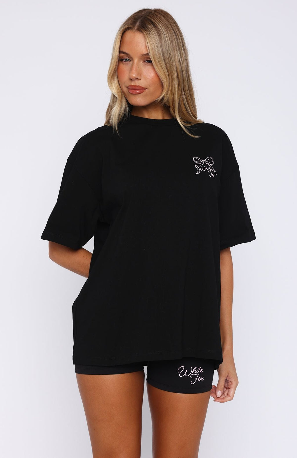 Love You Forever Oversized Tee Black