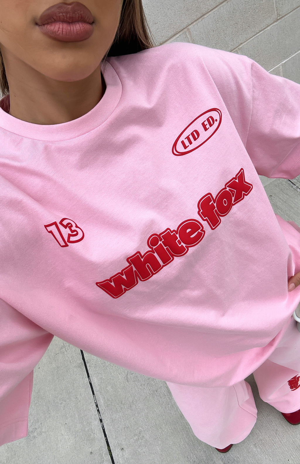 Ready To Go Oversized Tee Pink