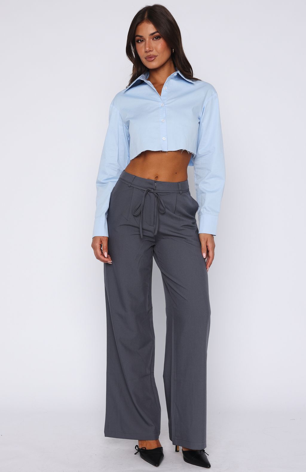 Thanks For Nothing Pants Slate Grey