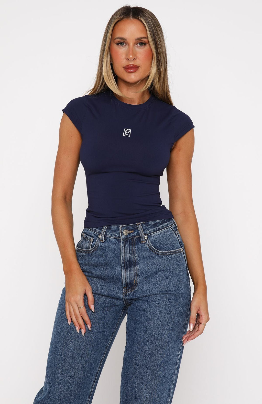 Everyday Hero Short Sleeve Top Navy