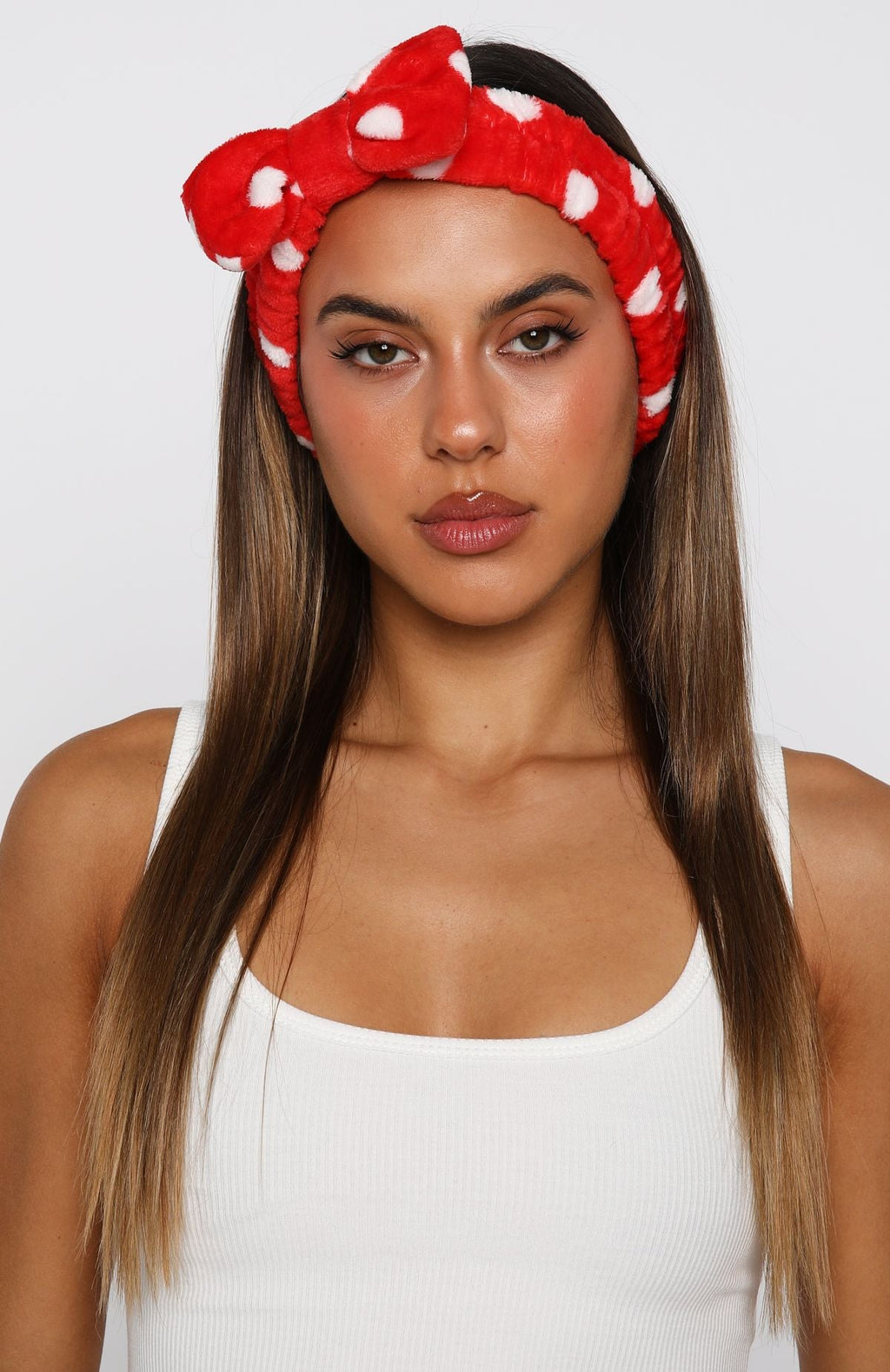 Kesia Beauty Headband 2 Pack Red/White