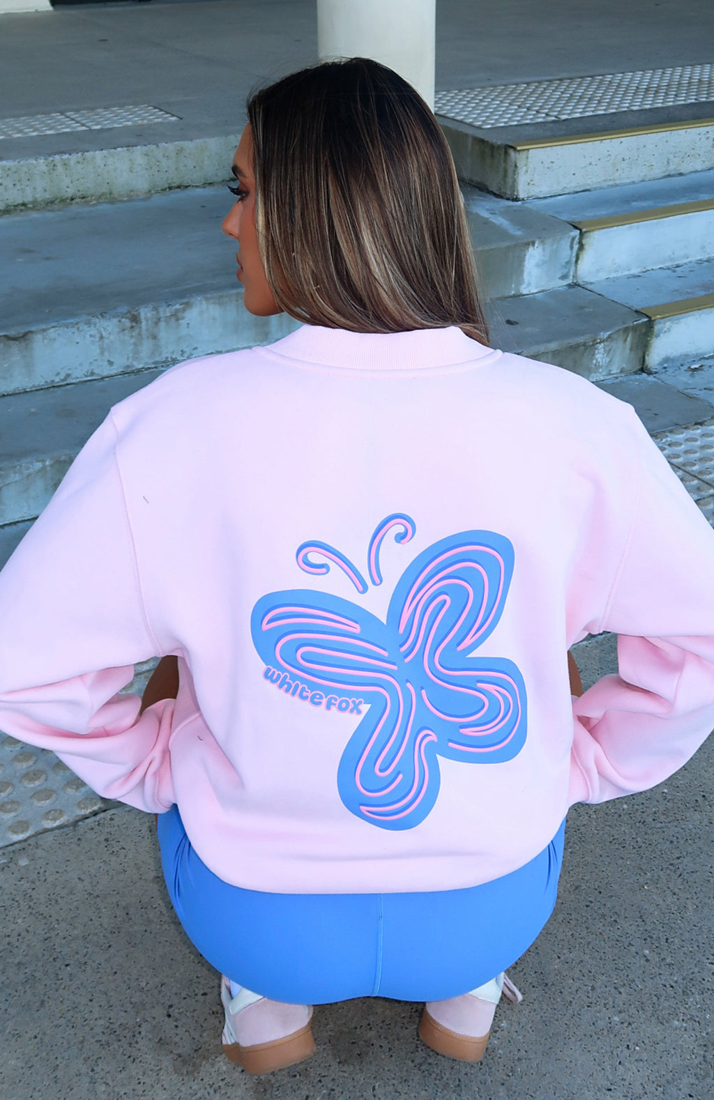 Free Spirited Oversized Sweater Pink