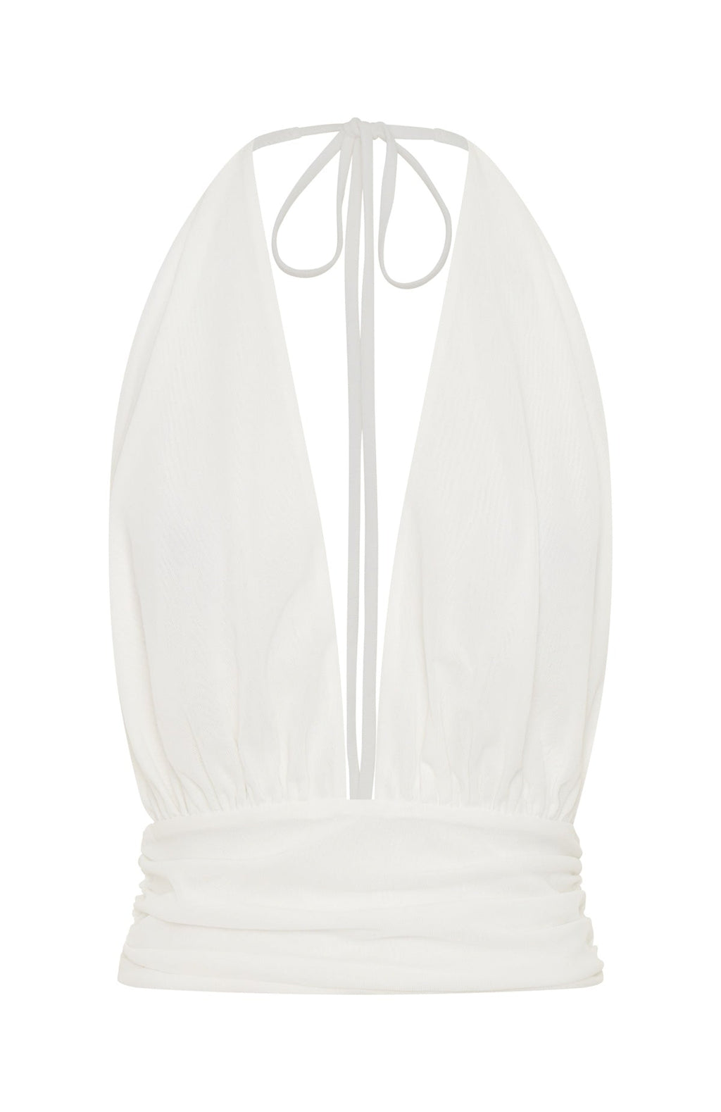 Dolce Dreams Halter Top Off White