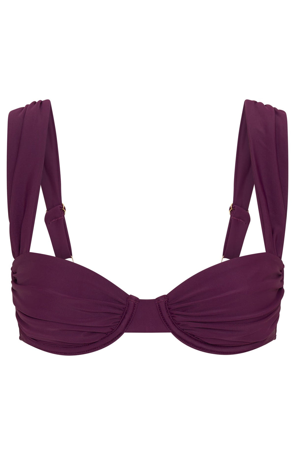 Elouera Bikini Top Plum