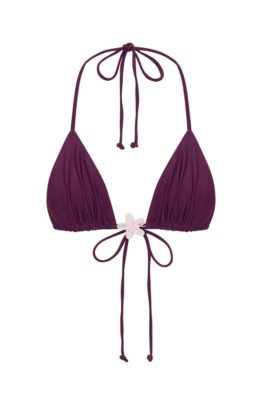 Frangipani Isle Bikini Top Plum