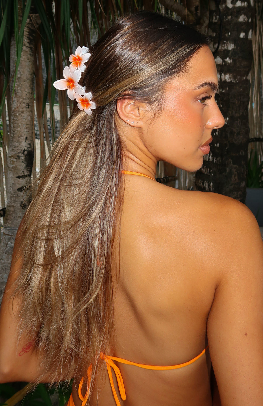 Parker Hair Clip White