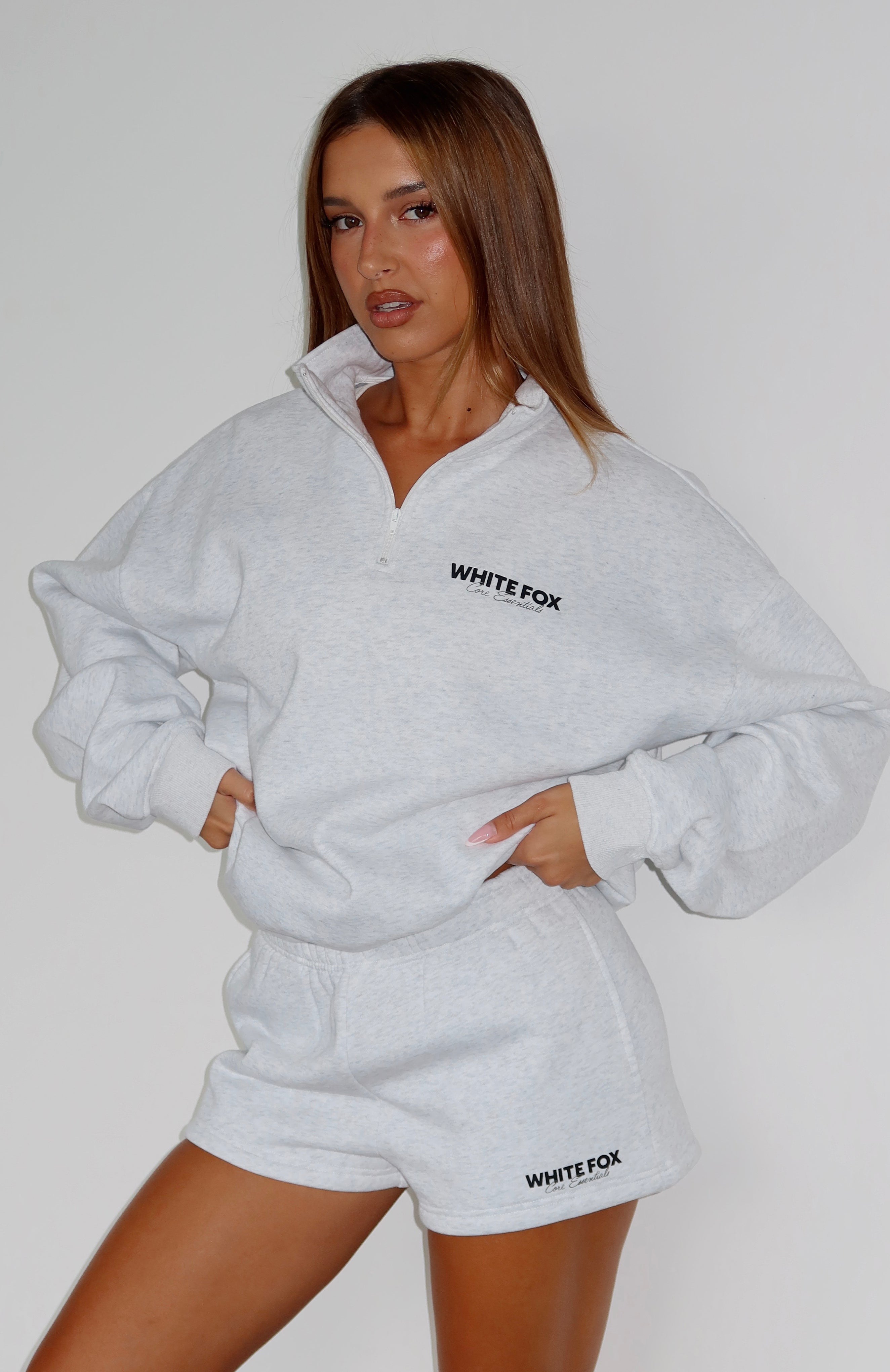 Core Essentials Lounge Shorts Grey Marle