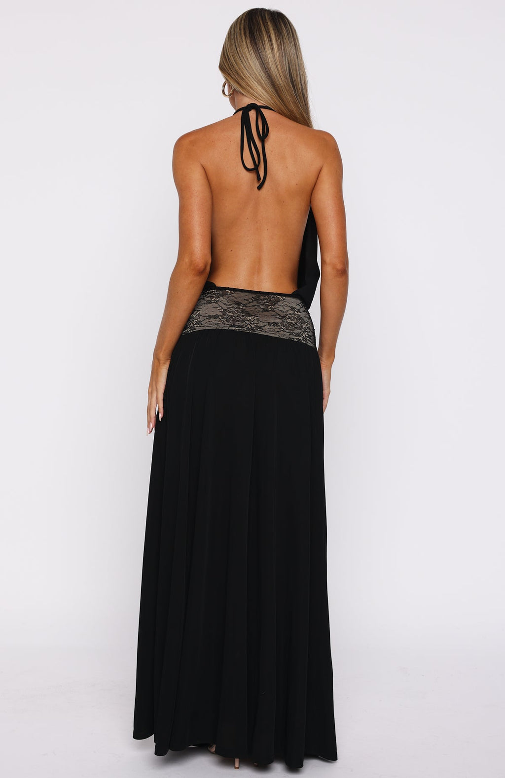 Never On Read Maxi Dress Black