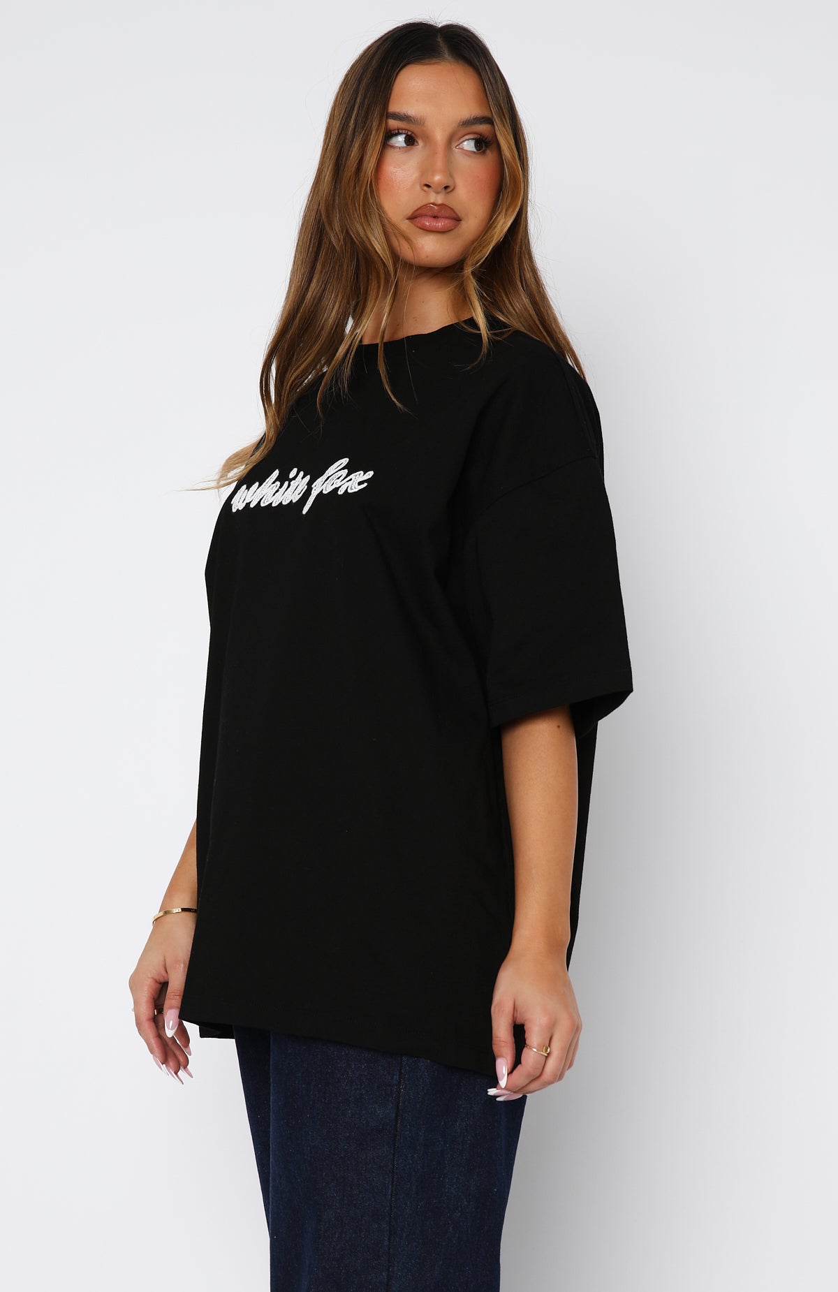 Call On You Oversized Tee Black