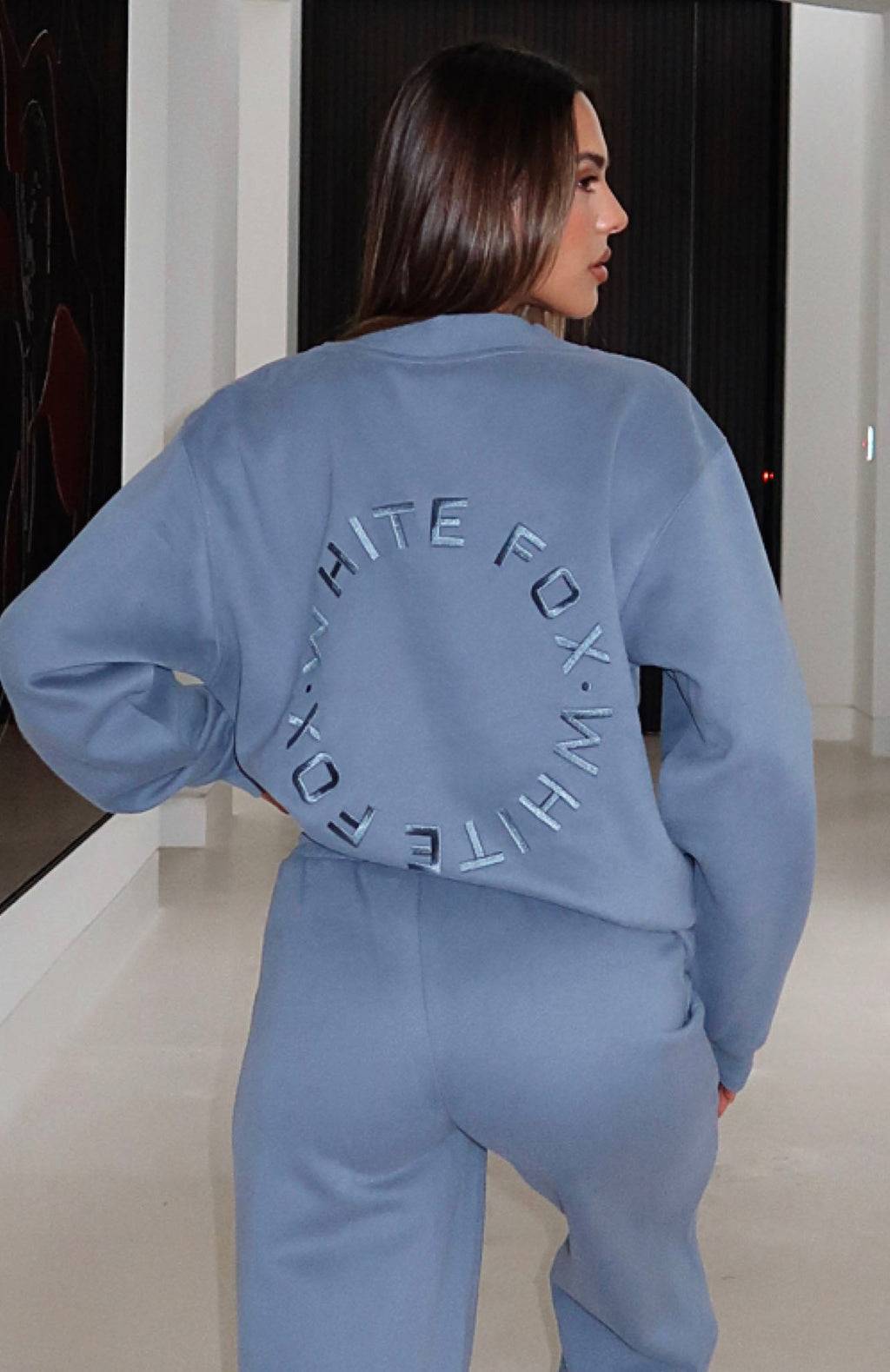 Stay Lifted Oversized Sweater Ocean