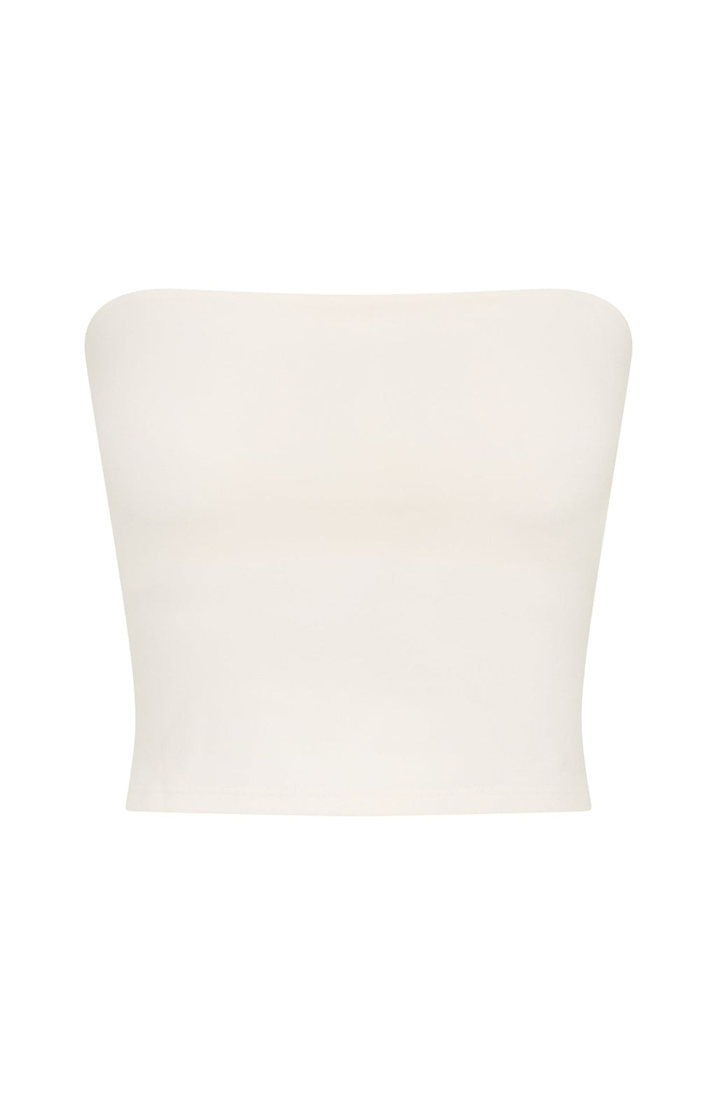 Discipline Strapless Crop Cream