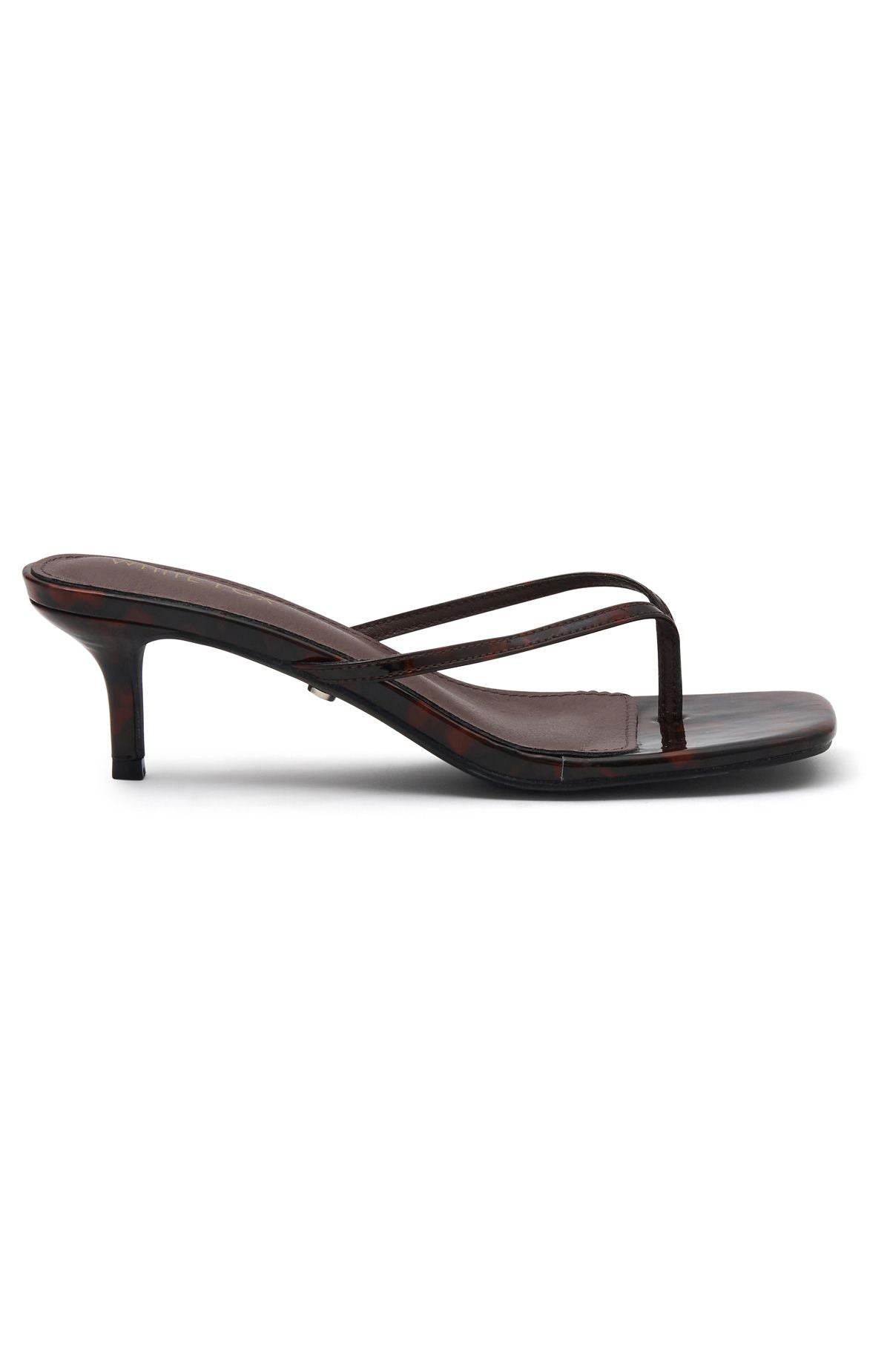 Hamptons Thong Heels Tortoise