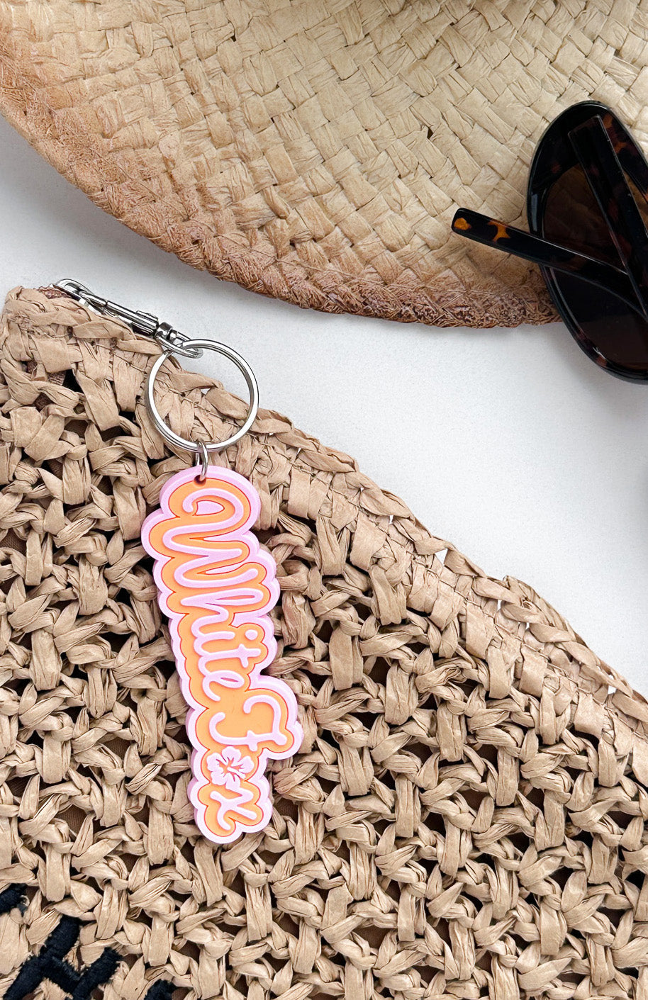 Got The Sun Keychain Pink/Orange
