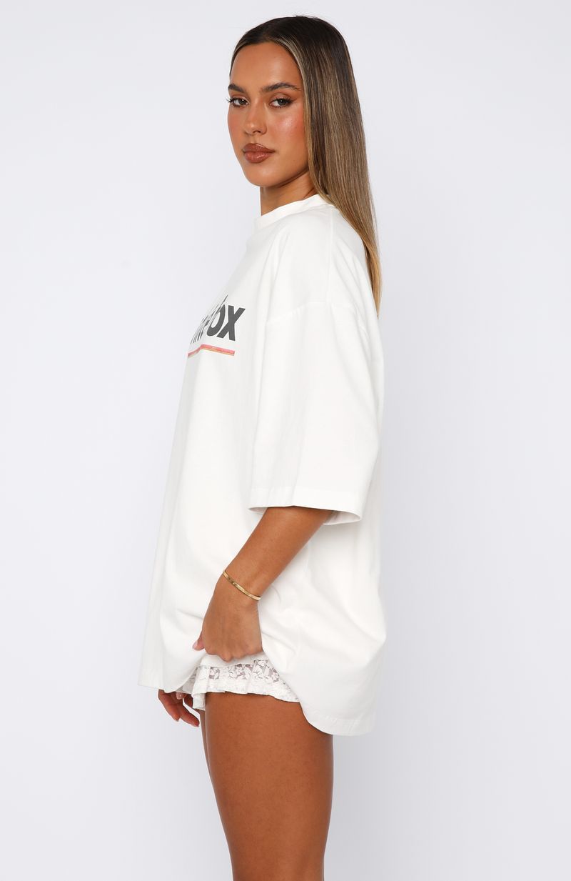 In The Moment Oversized Tee White