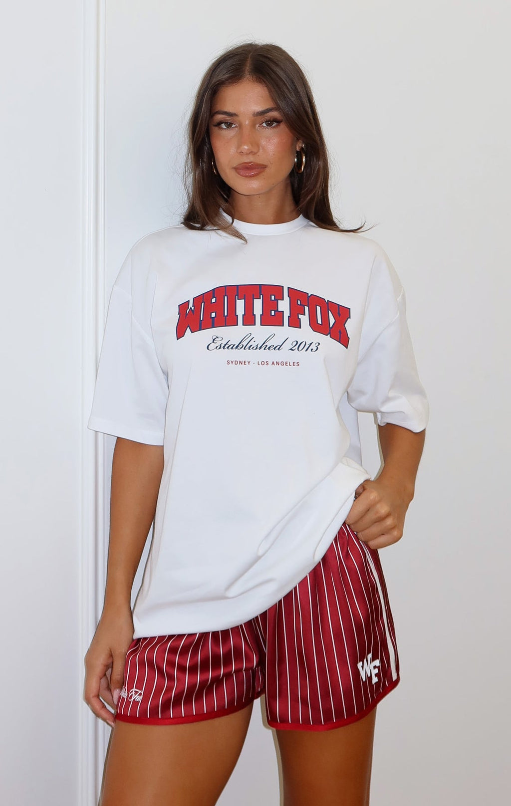 Leave It For Me Oversized Tee White