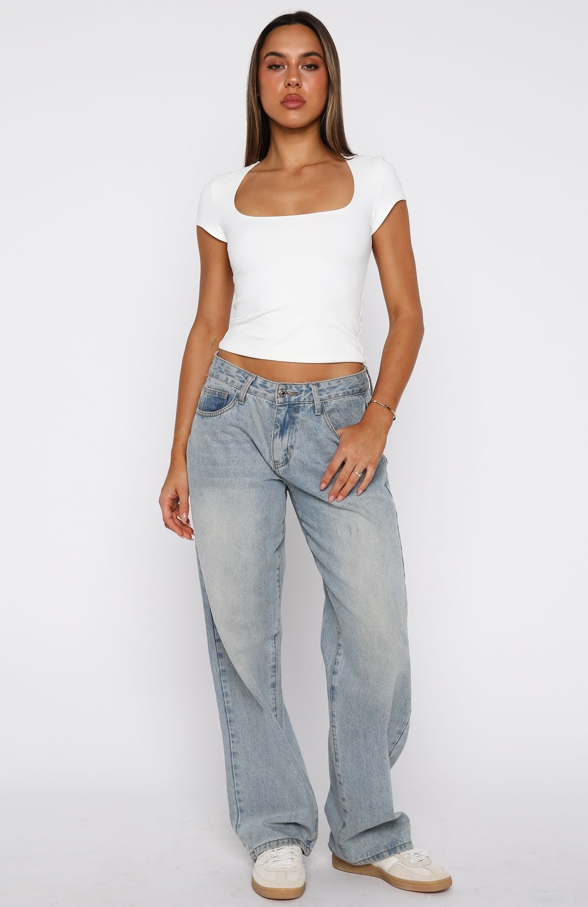 Feel The Same Way Top Off White