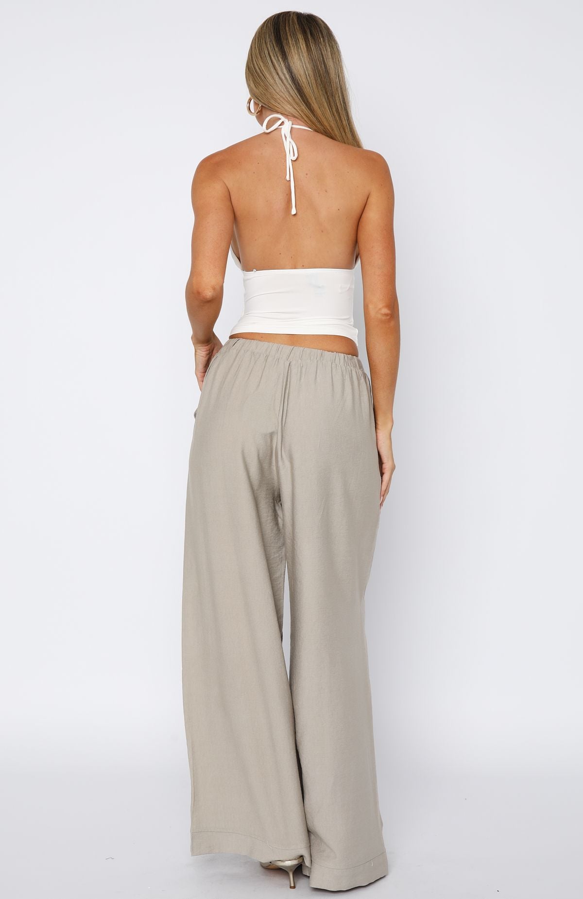 Loving Me Linen Pants Beige