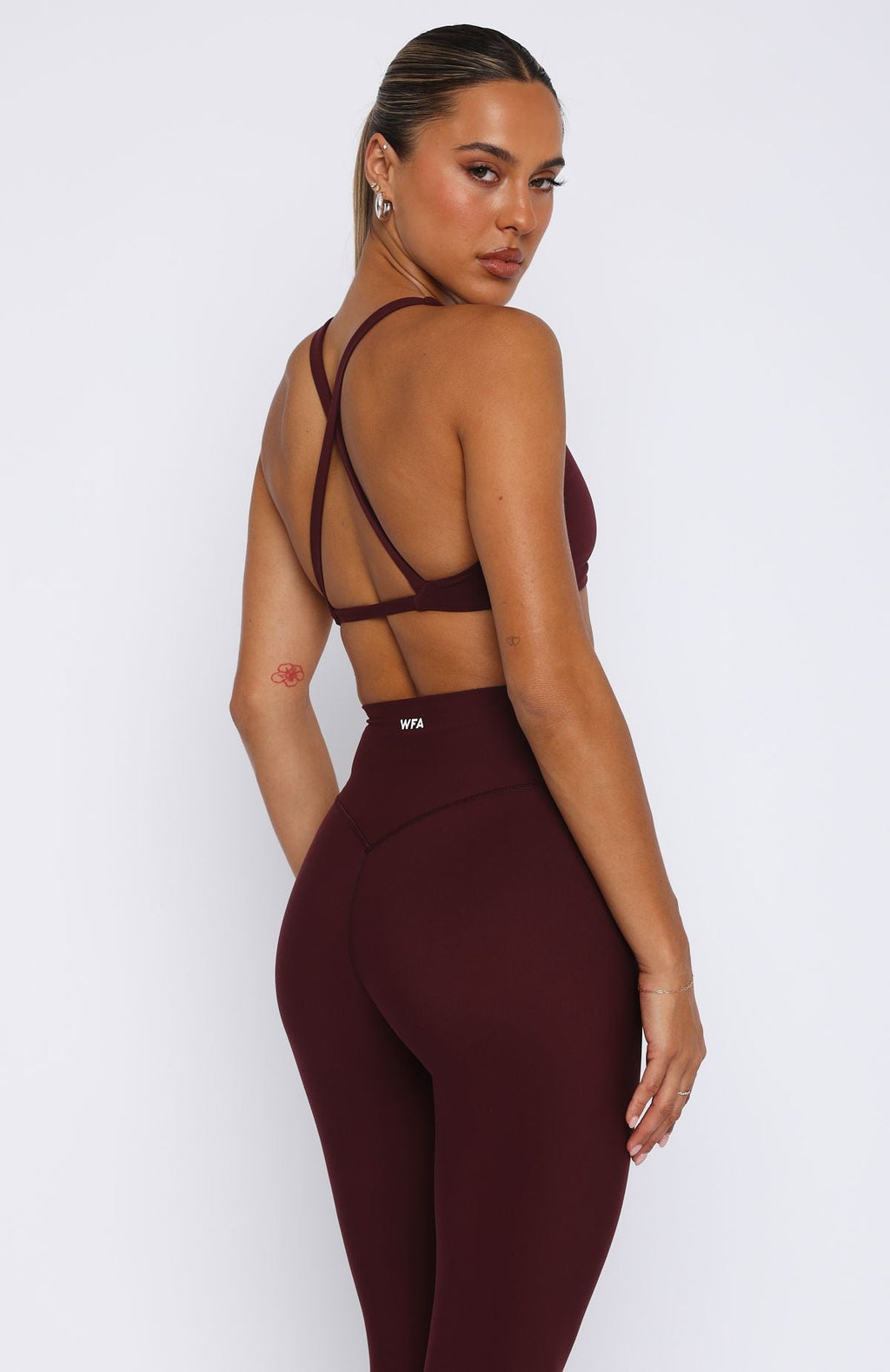 High Definition Sports Bra Merlot