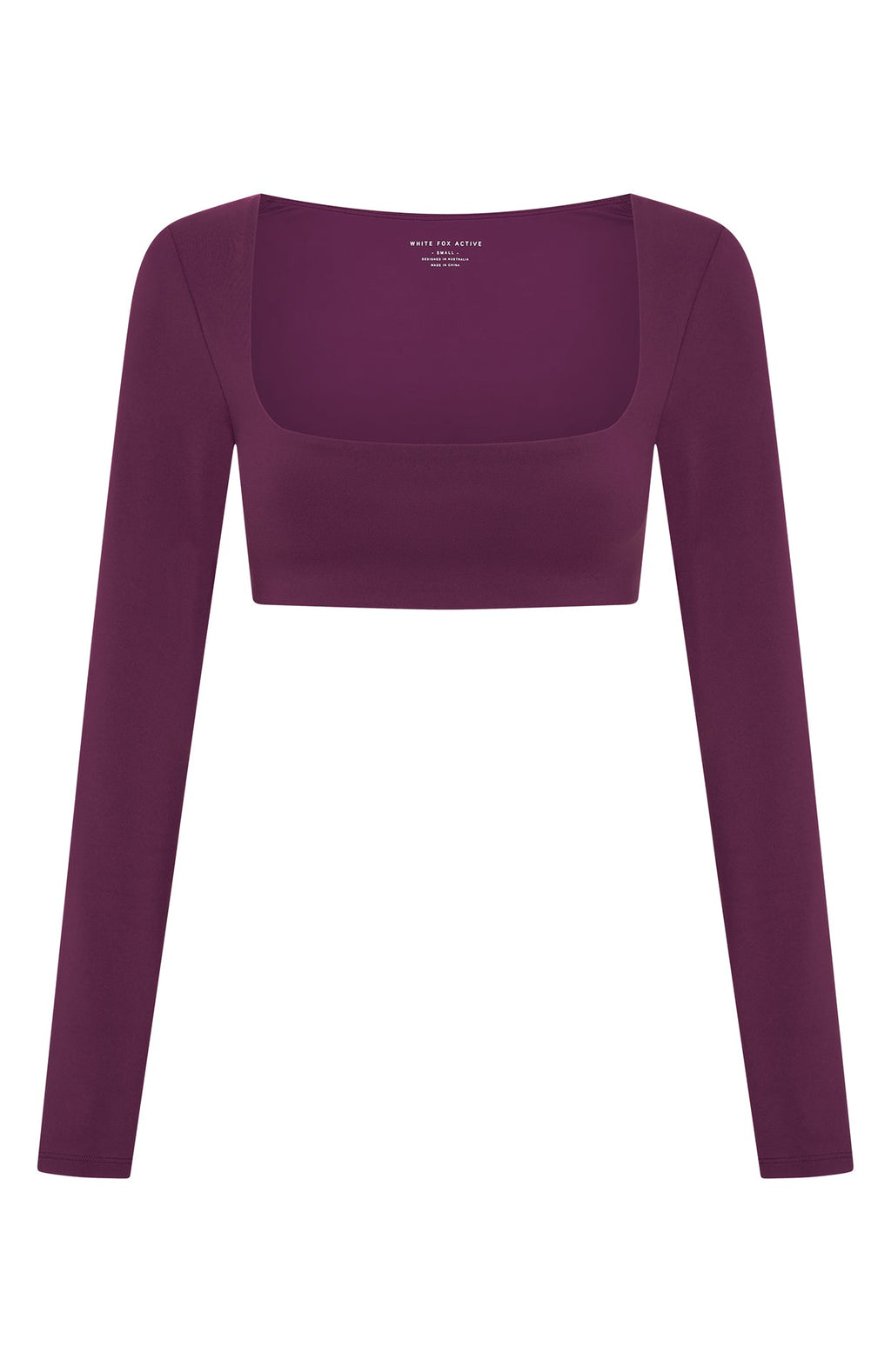 Thriving Long Sleeve Crop Plum