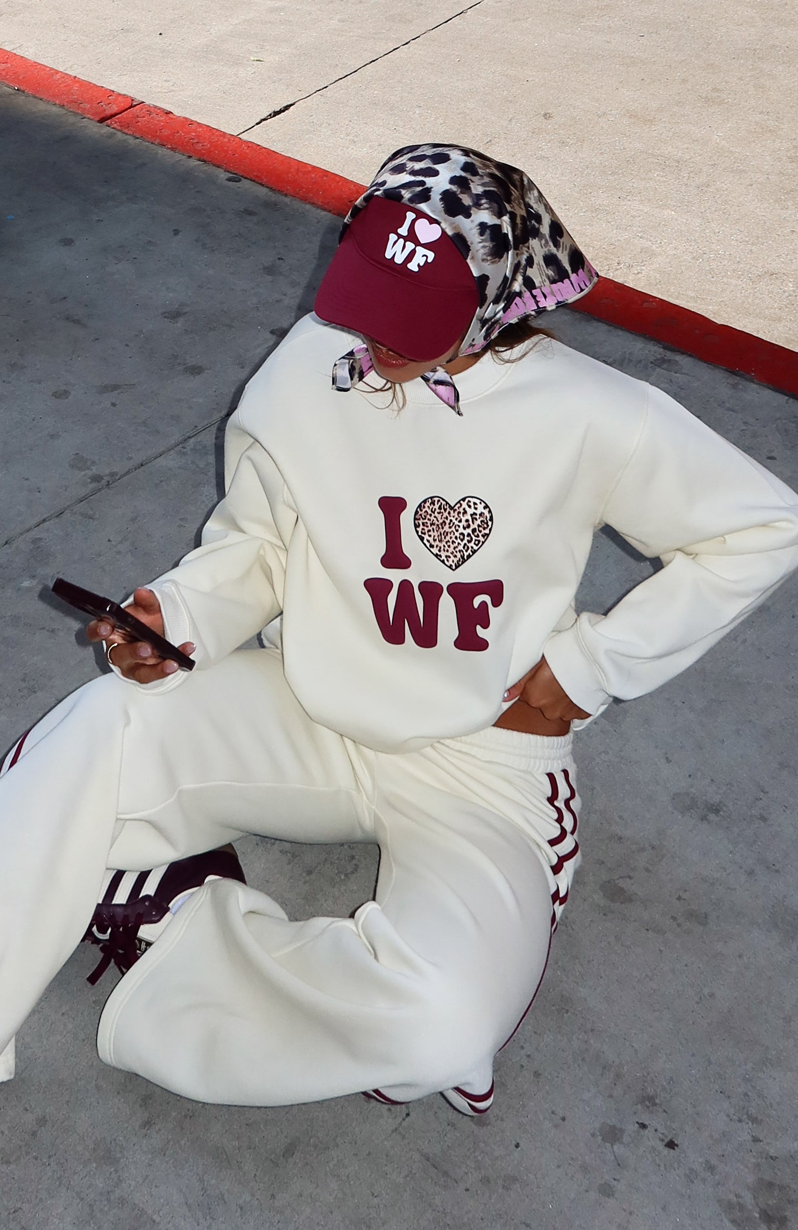 11th Street Concrete Jungle Oversized Sweater Cake Batter