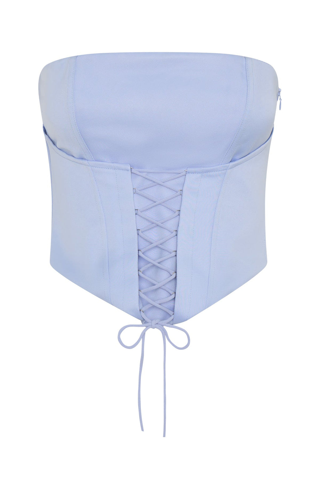 Dreamer's Anthem Strapless Bustier Cornflower Blue