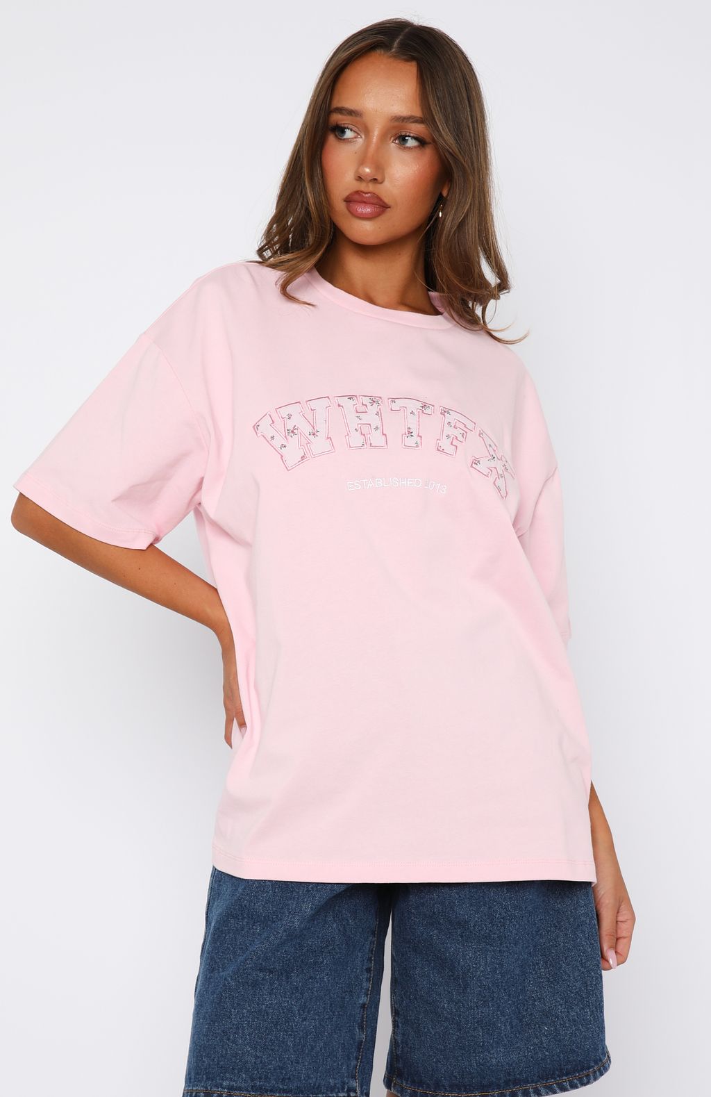 Sweet Sweet Moments Oversized Tee Pink