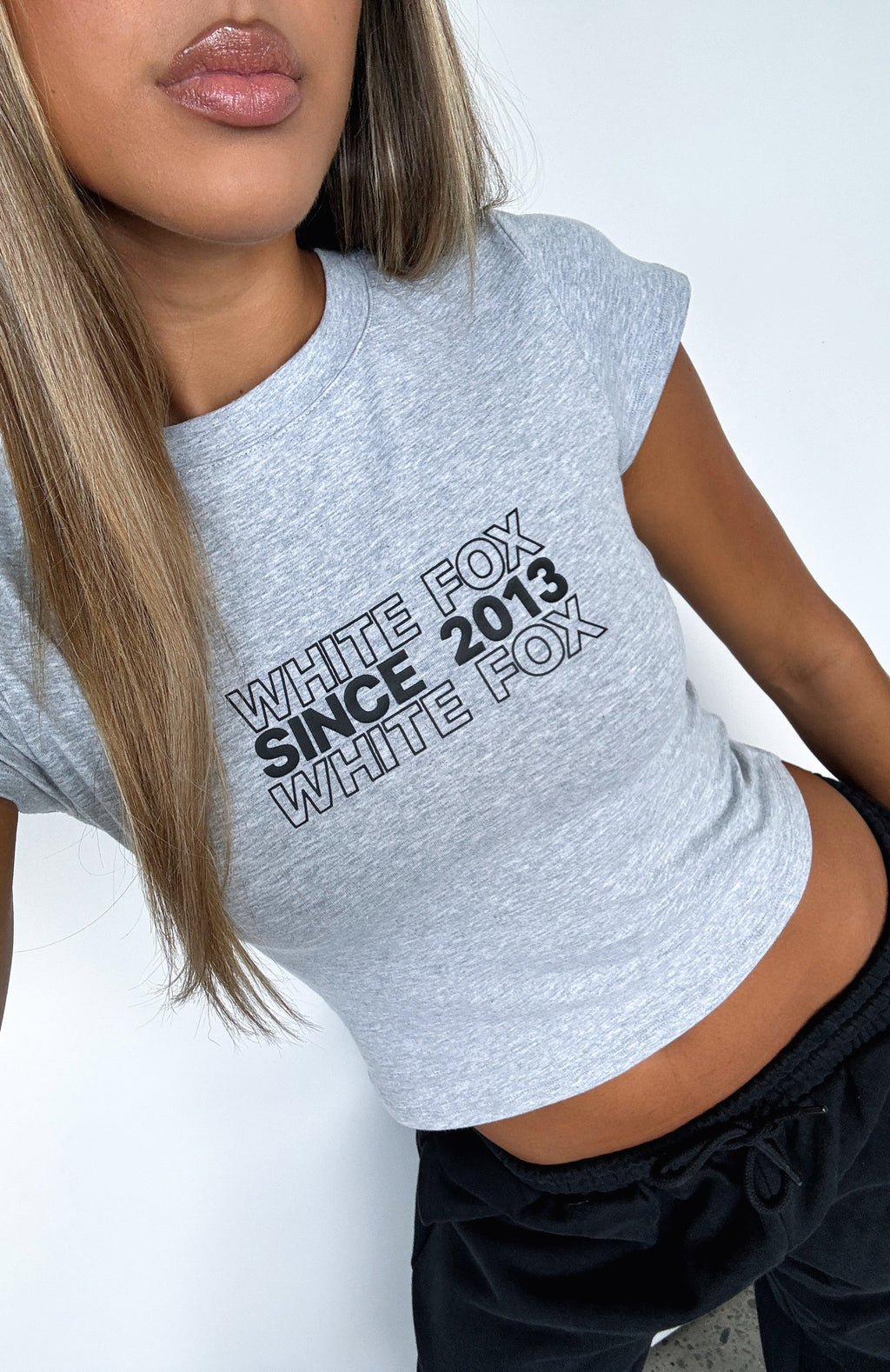 Your Beauty Baby Tee Grey Marle