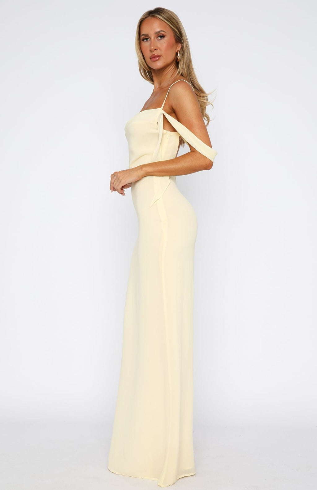 Love Blossoms Maxi Dress Lemon