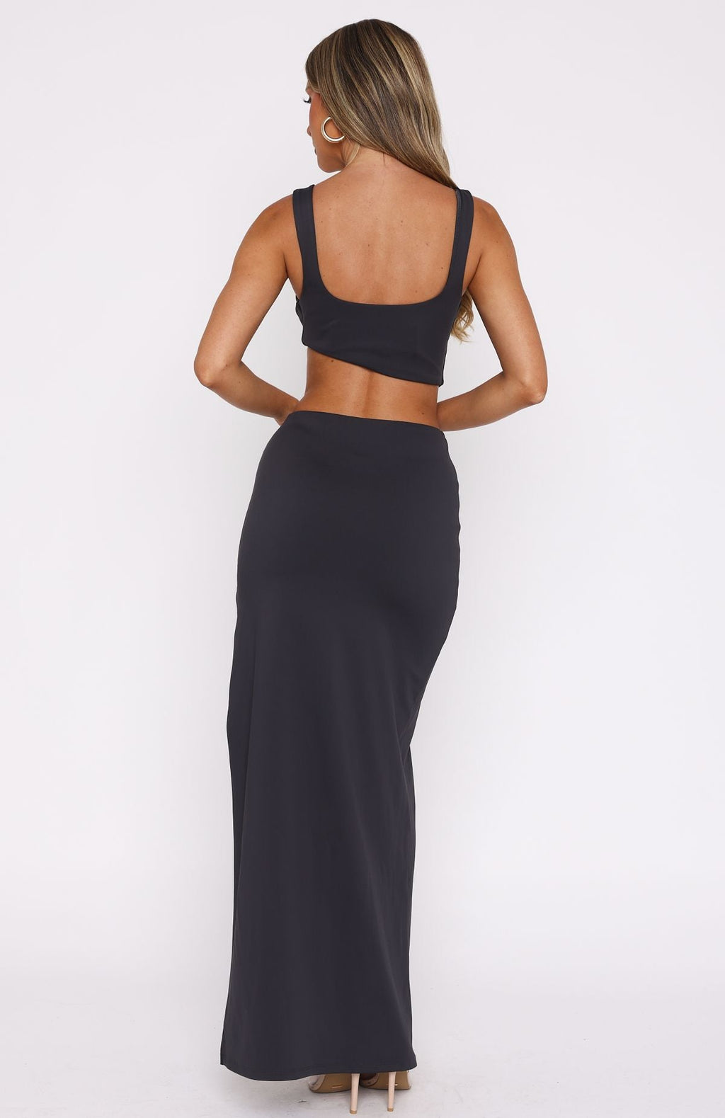It Feels Wrong Maxi Dress Steel