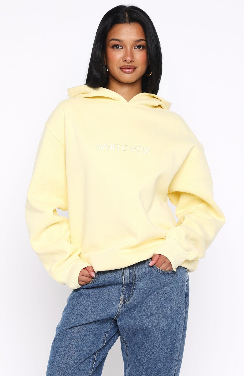 Stay Lifted Oversized Hoodie Lemon