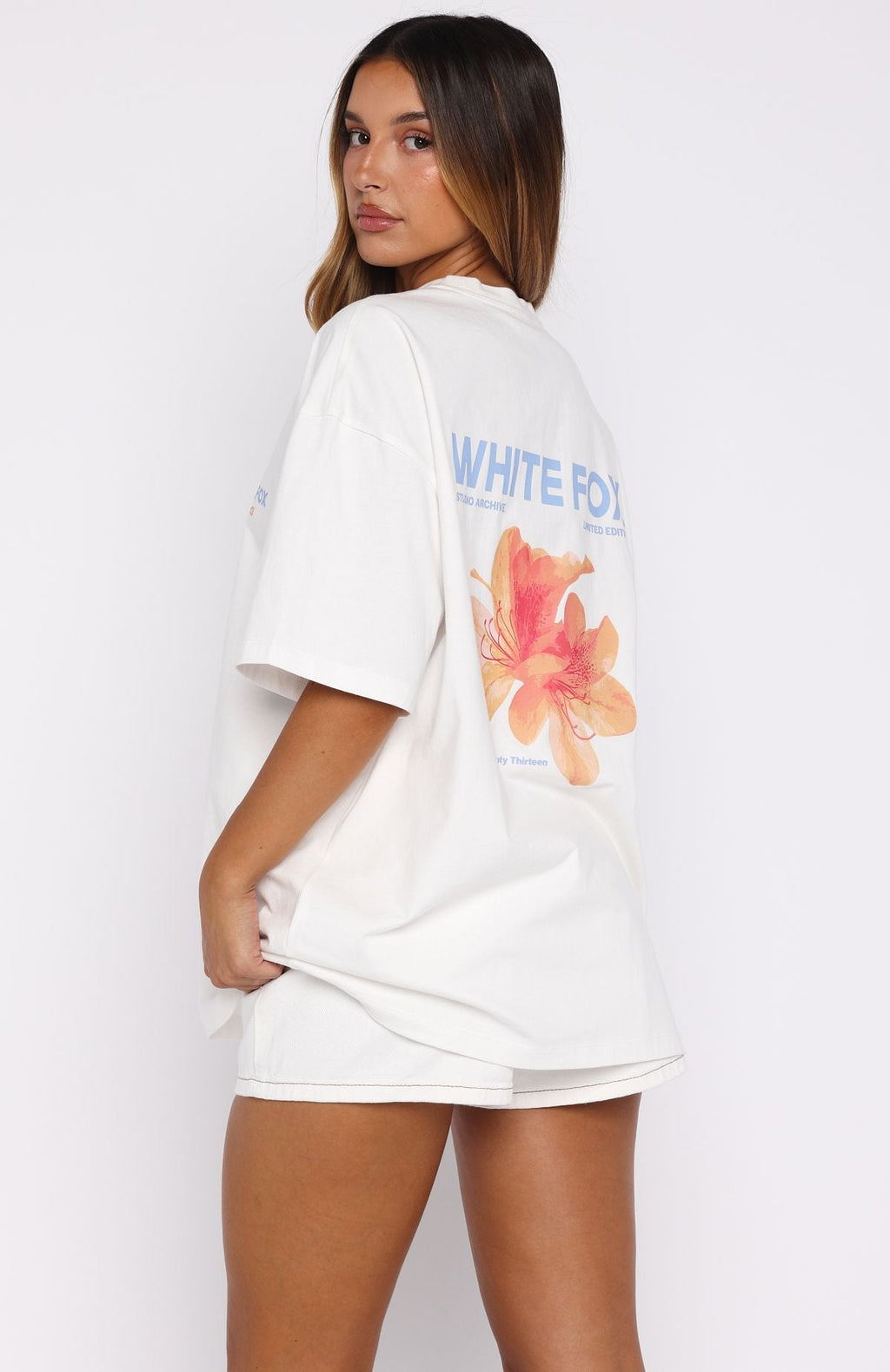 Care For You Oversized Tee White