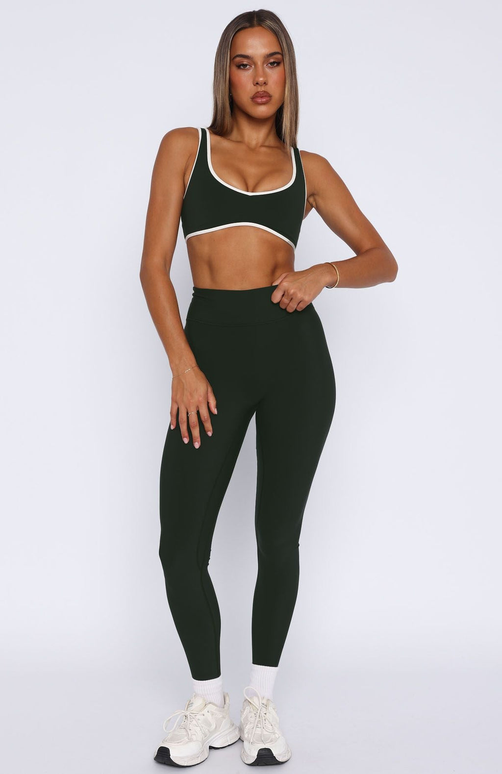 Go Getter High Waisted Leggings Forest