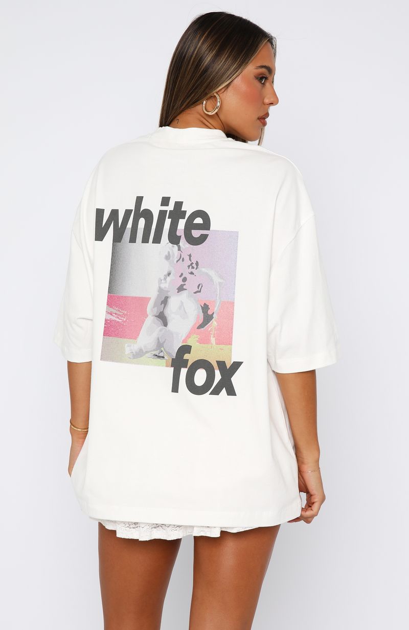 In The Moment Oversized Tee White