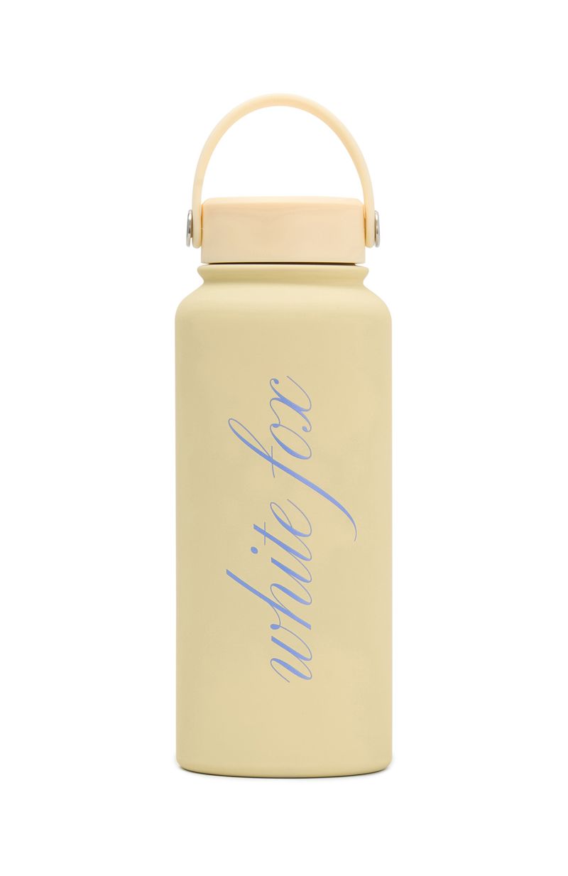 Work Out Drink Bottle 1L Cream/Blueberry