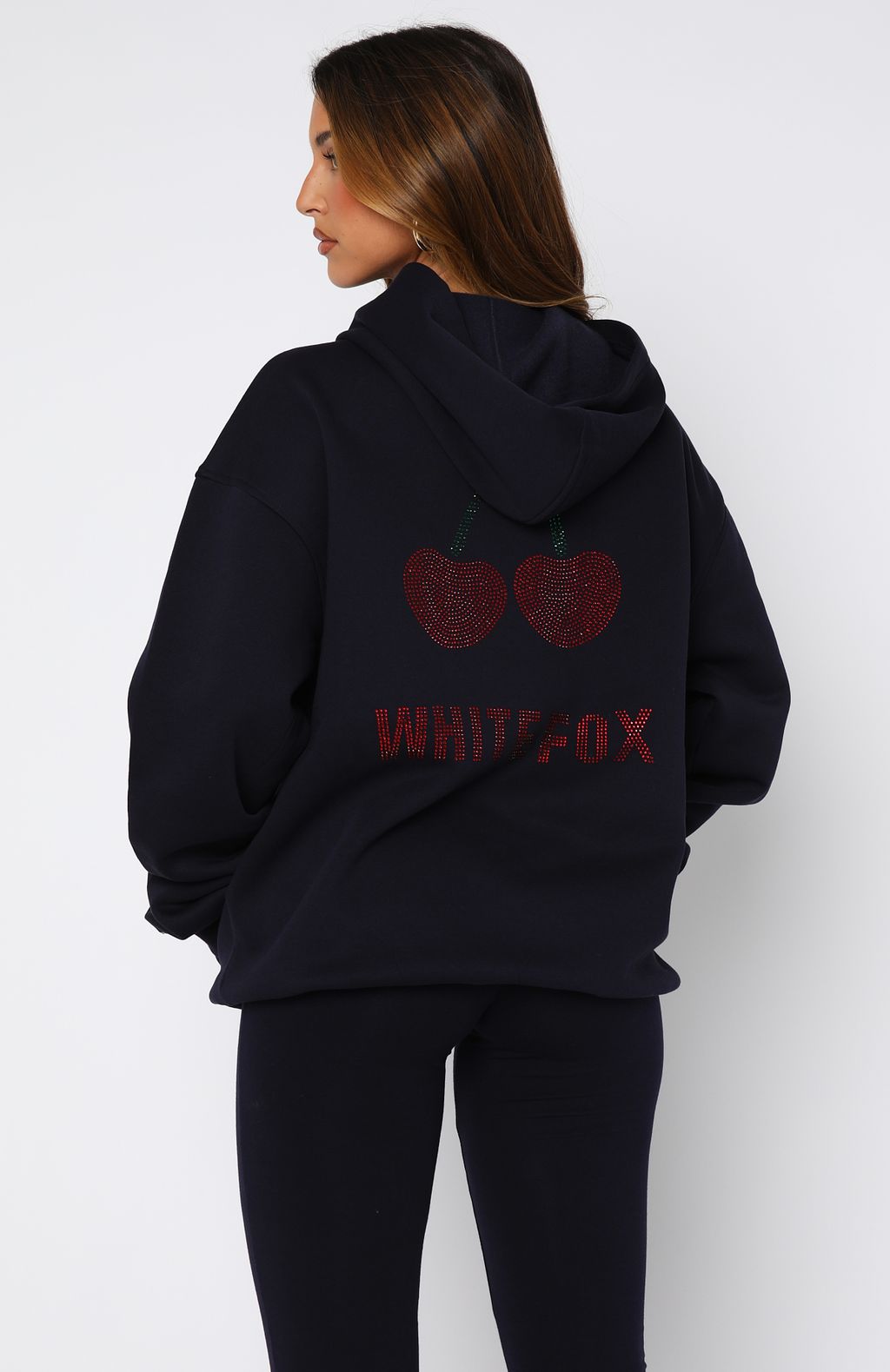 Made With Love Oversized Hoodie Navy