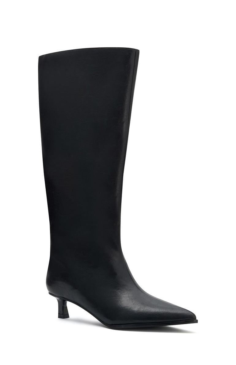 Juliette Knee High Boots Black Crinkle