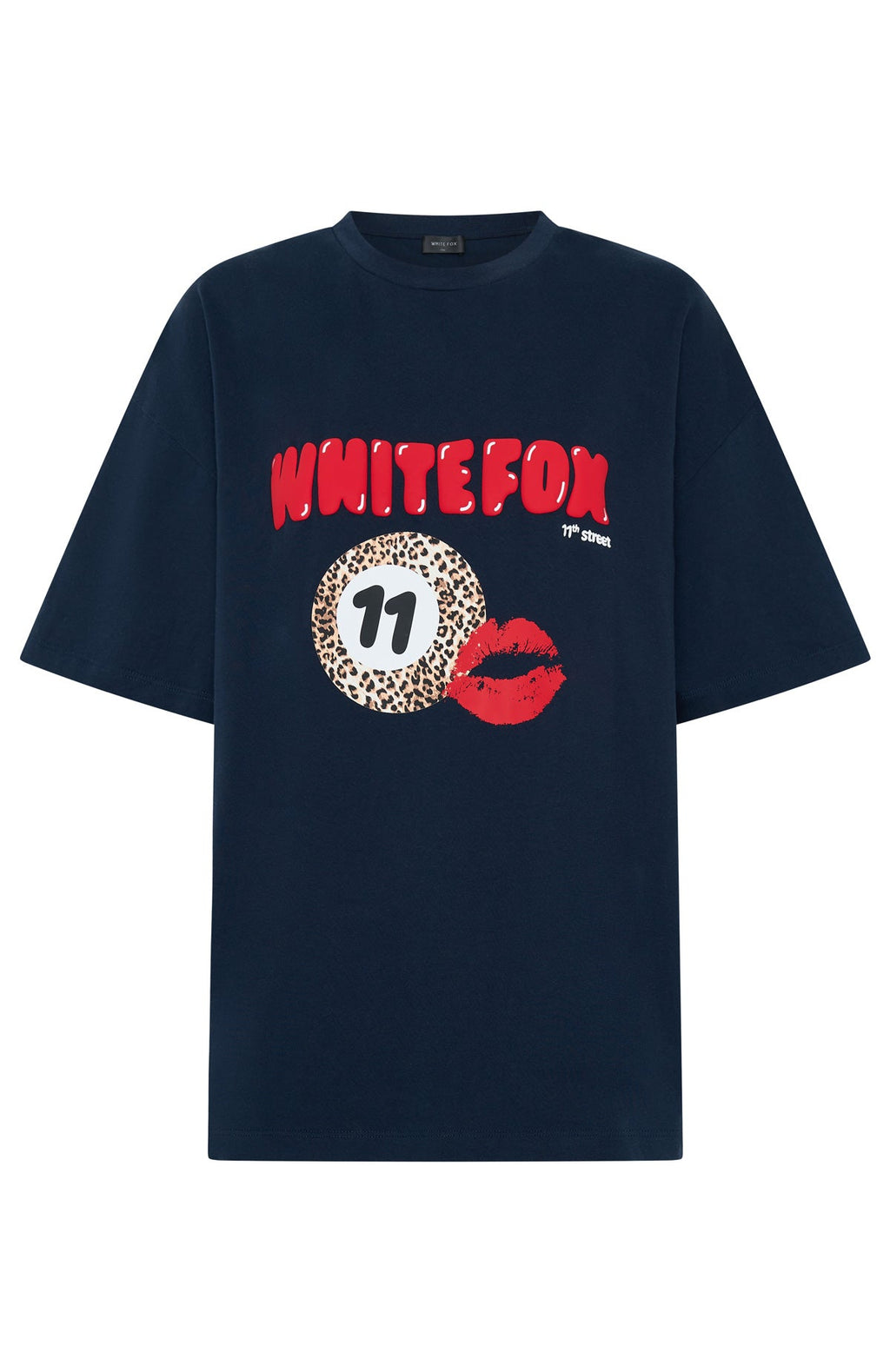 11th Street Concrete Jungle Oversized Tee Blueberry Twist