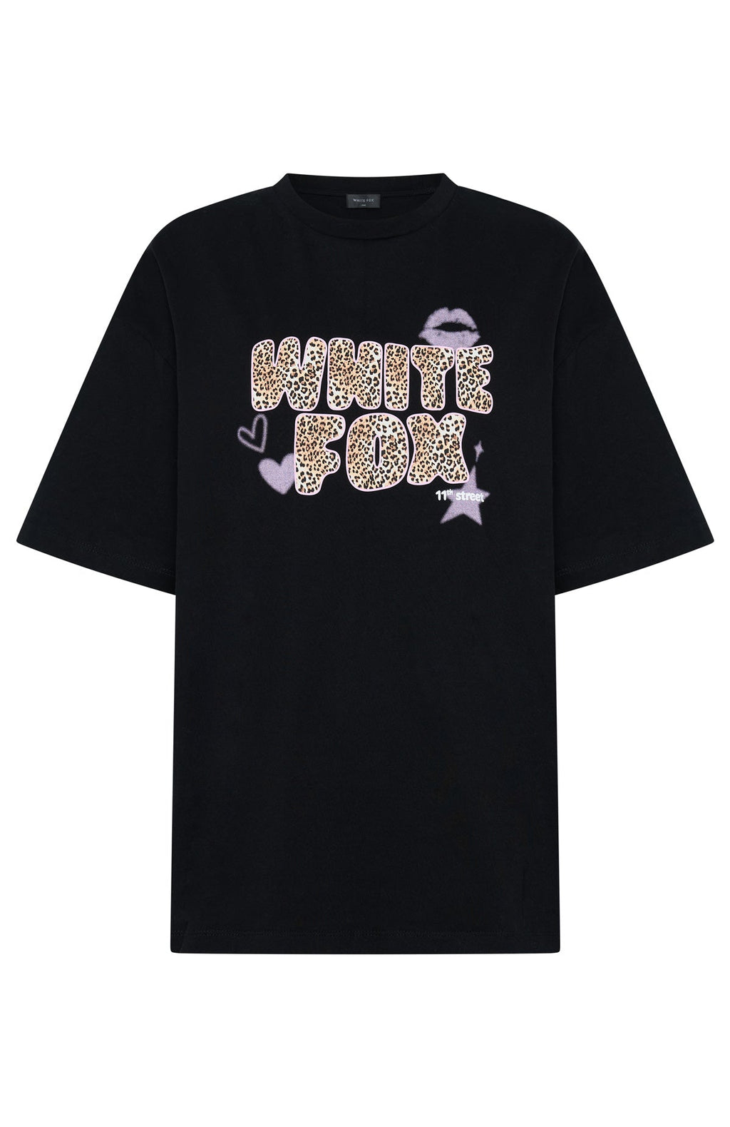 11th Street She's So Lucky Oversized Tee Licorice