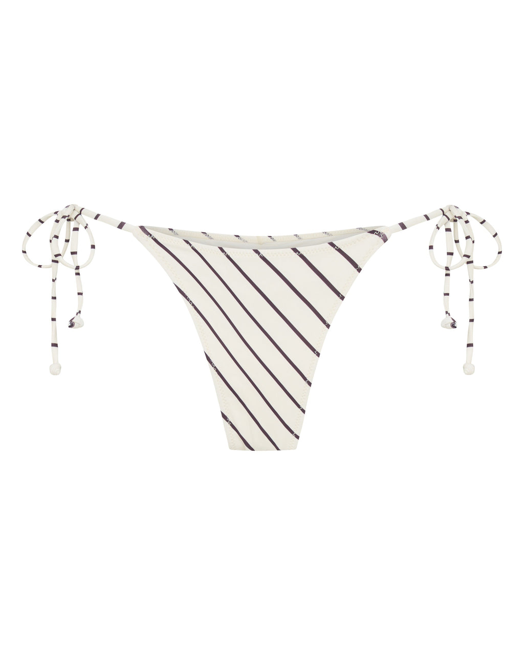 Cabo Bottoms Cream/Choc Stripe