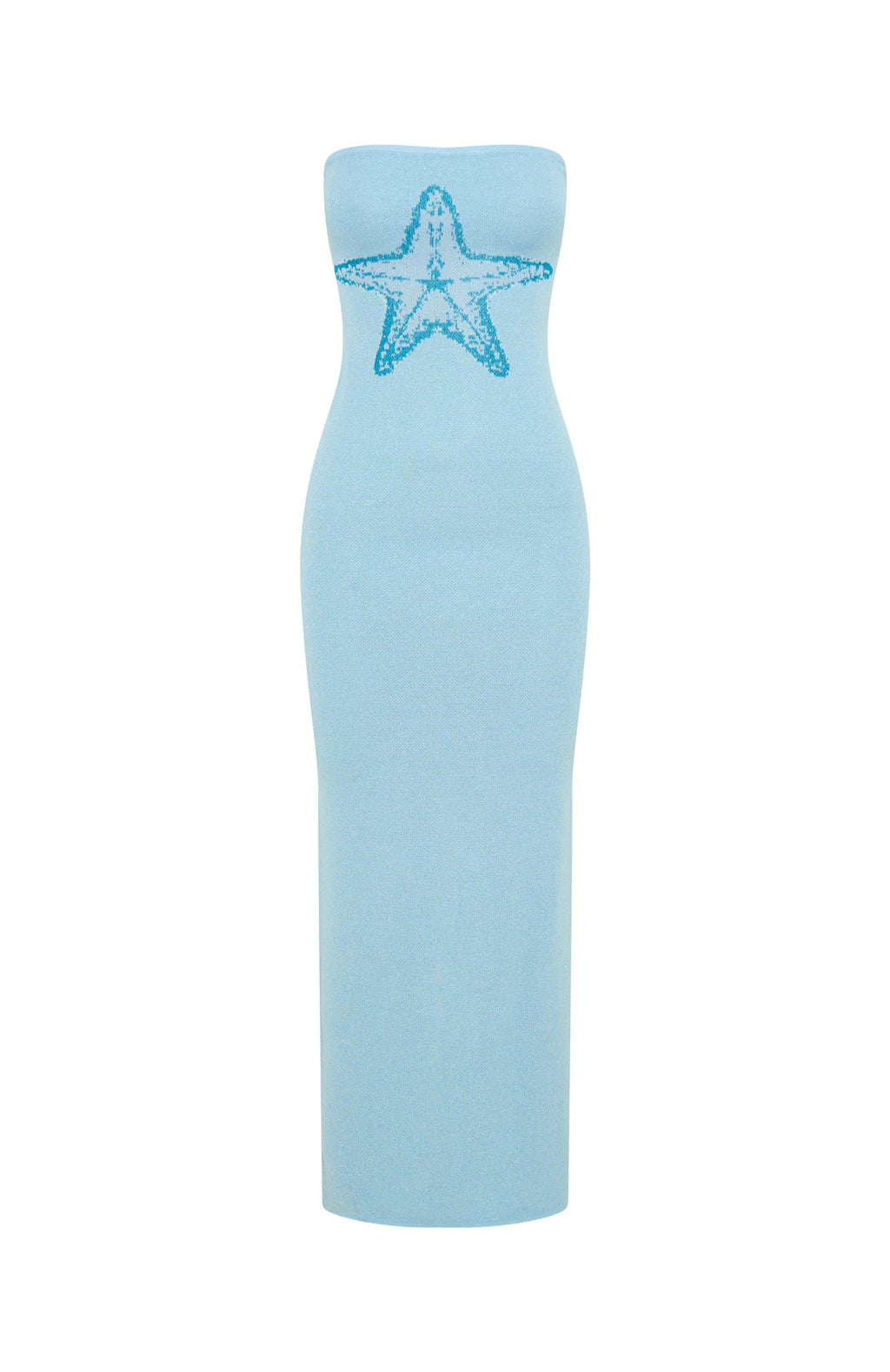 Chasing Wild Dreams Knit Maxi Dress Azure