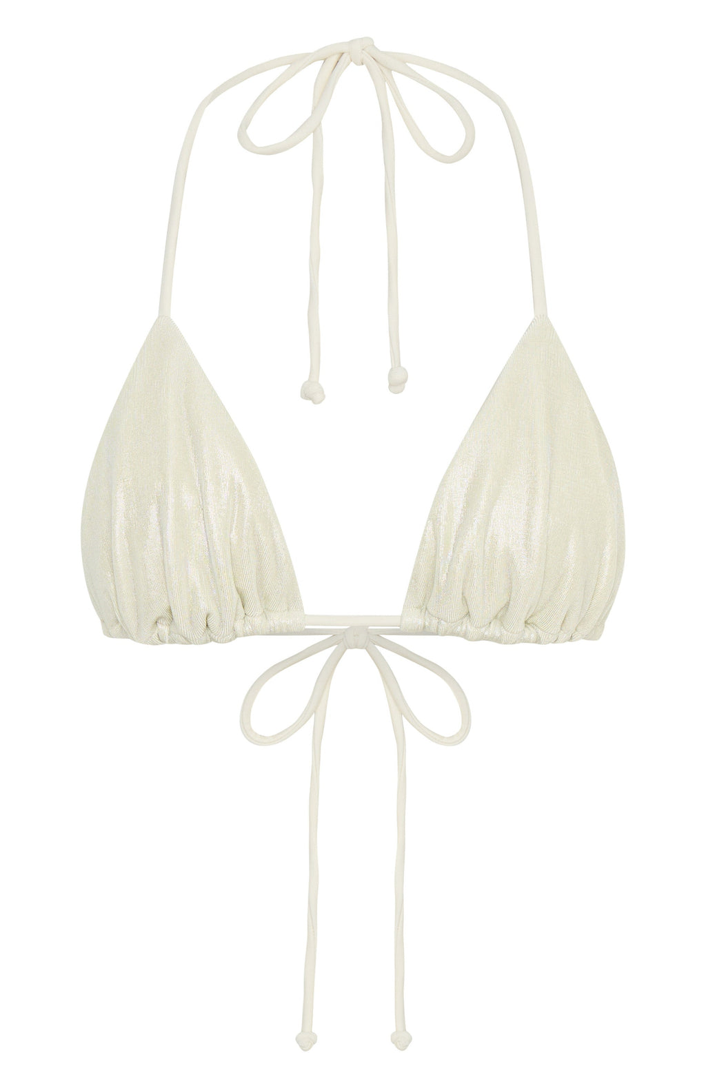 Coastal Calm Bikini Top Pearl