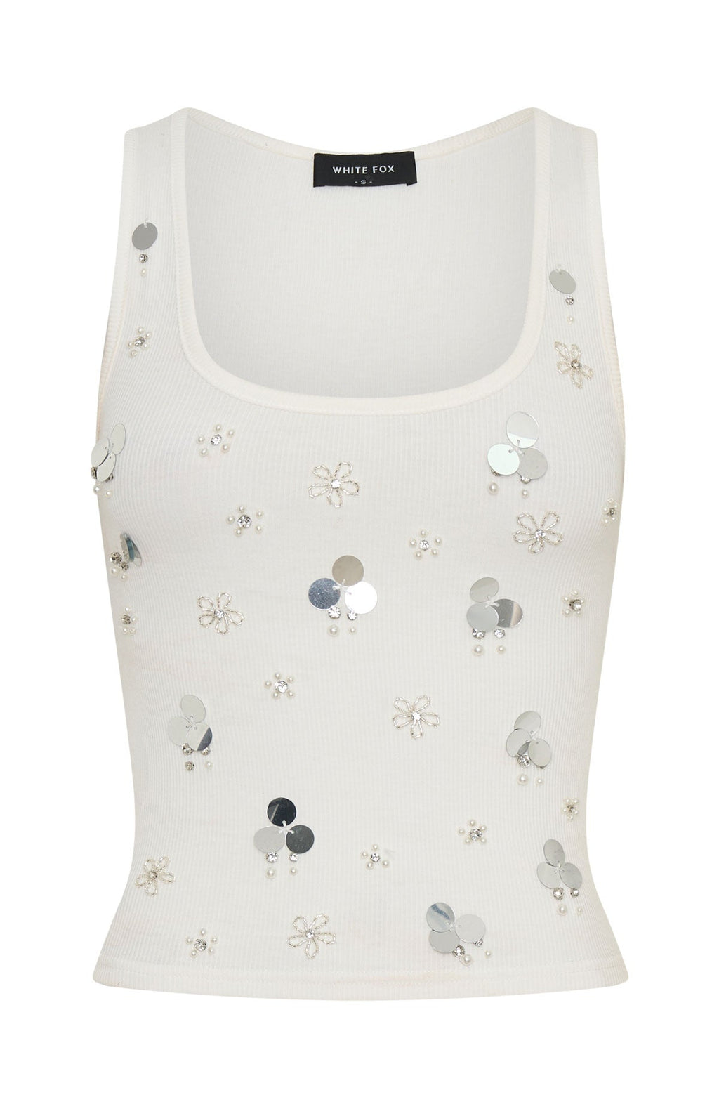 Dream State Rib Tank White