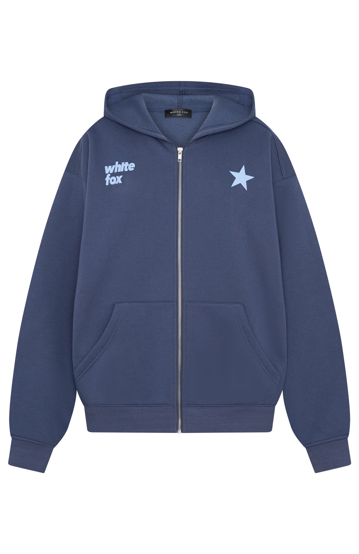 From The Archives Charli Zip Front Hoodie Navy