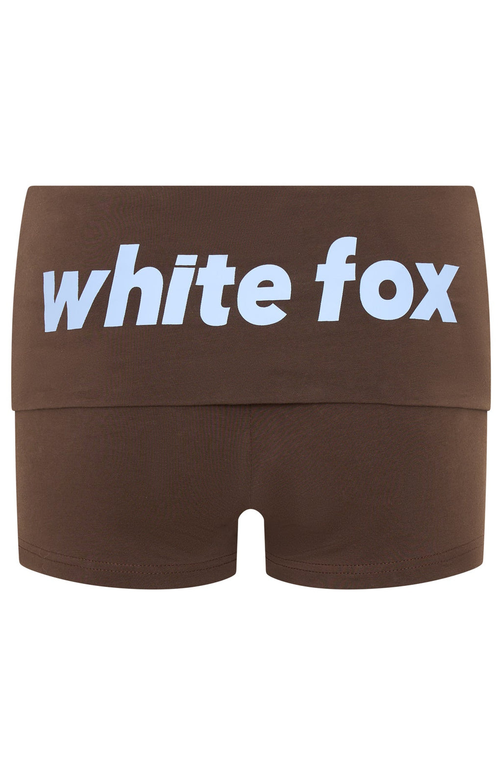 From The Archives Gigi Fold Over Booty Shorts Chocolate