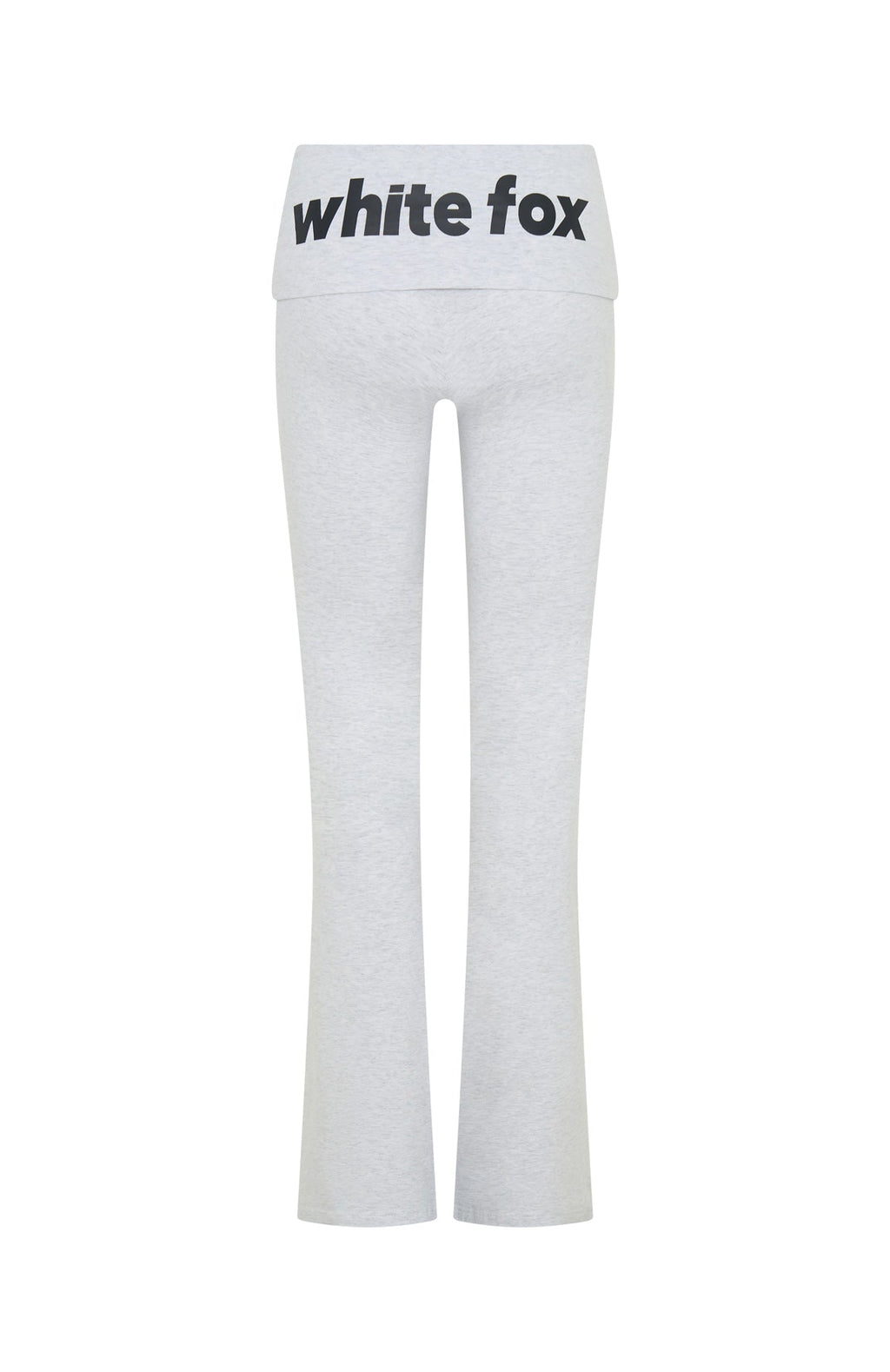 From The Archives Gigi Fold Over Flare Pants Grey Marle